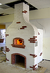Russian-style wood-fired bread & pizza oven
